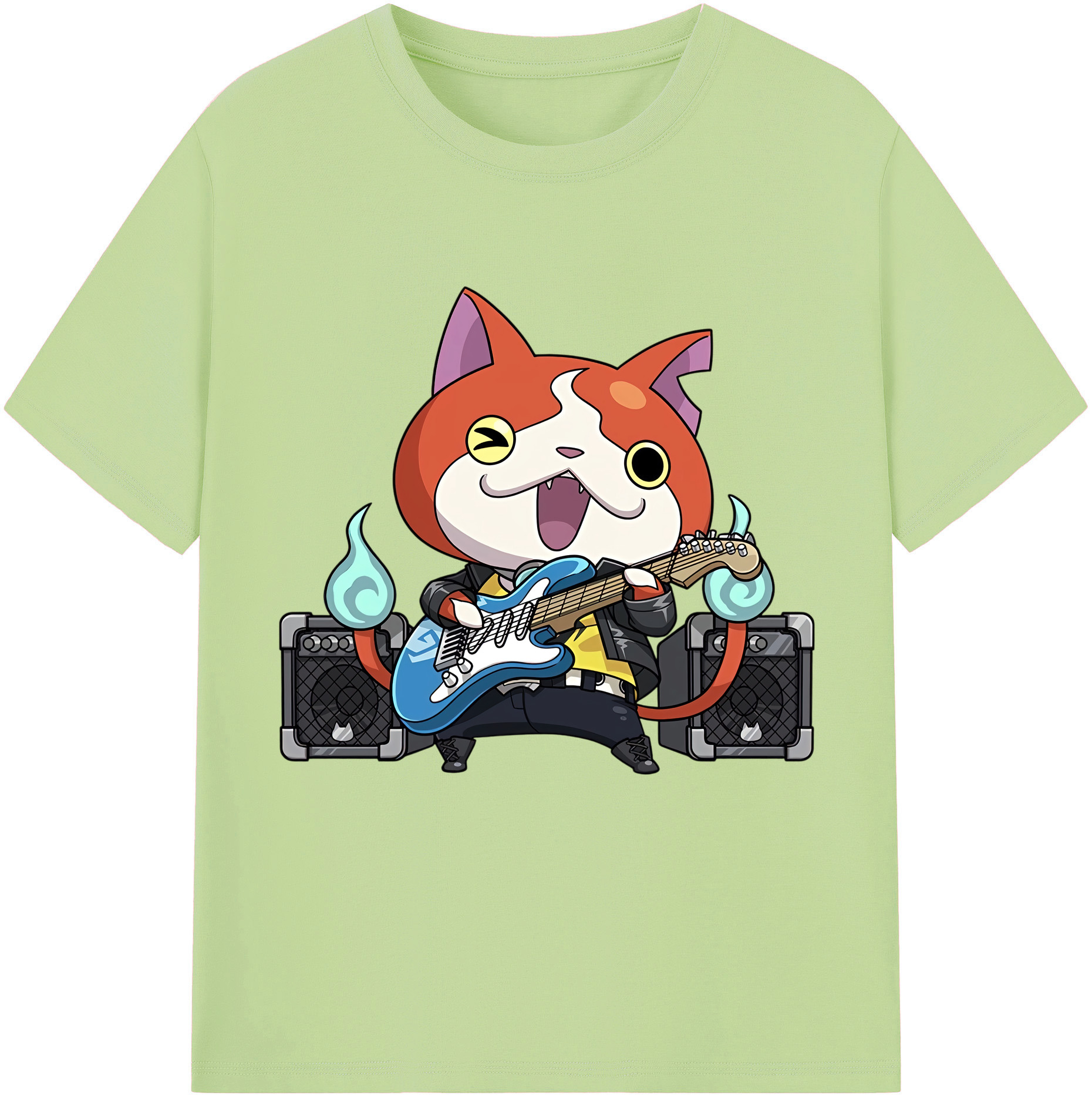 （画像用） 妖怪ウォッチ Yo-kai Watch 綿100％半袖Tシャツ（フロントプリント）
